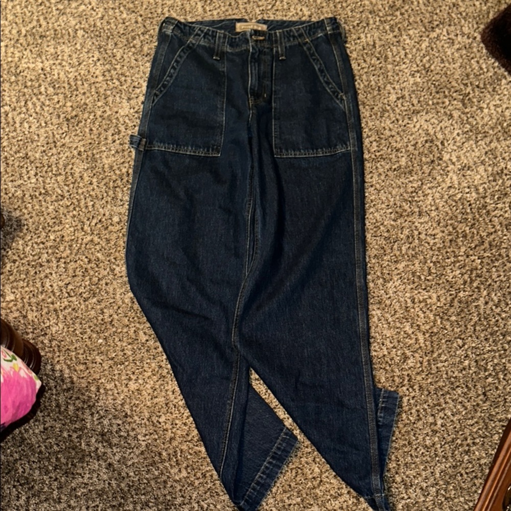 Women's Blue Denim Jeans Point Sur carpenter